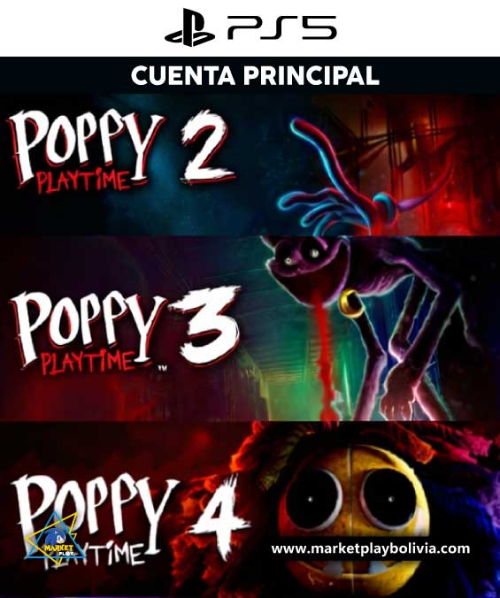 poppy-coleccion-bolivia Poppy Play Time 2+3+4 Ps5