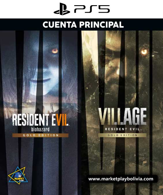 village-bundle-ps5 Resident Evil Biohazard + Resident Evil Village Gold Ps5